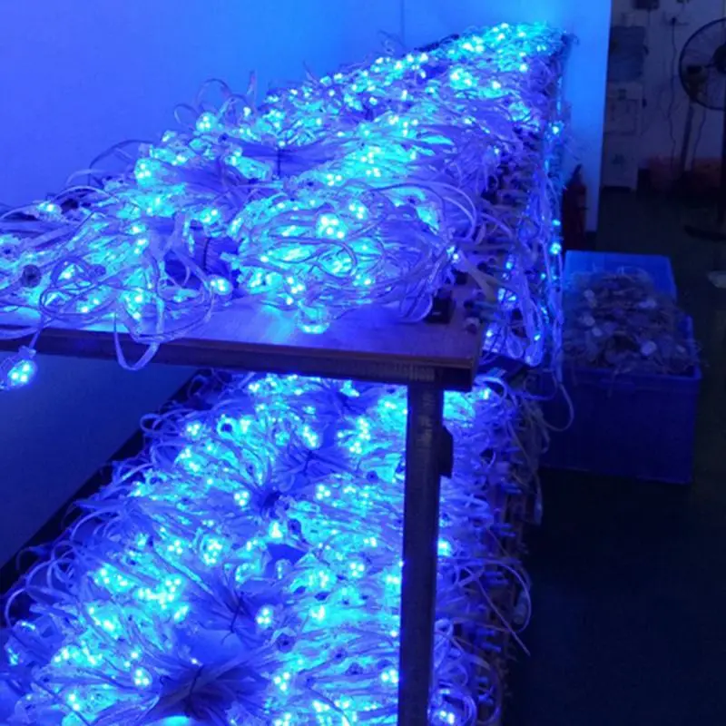 SZYOUMY 3 светодиода DC12V WS2811 IC 30 мм Диаметр Прозрачная крышка 5050 RGB светодиодный