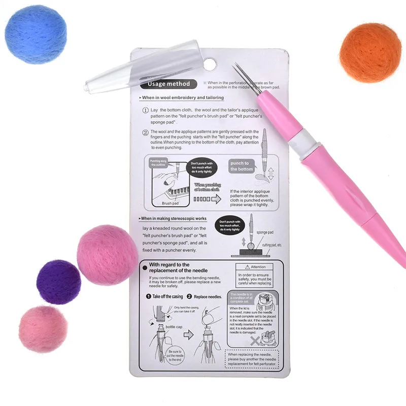 Ручка для вышивки и валяния с 3 иглами|Вязание| |