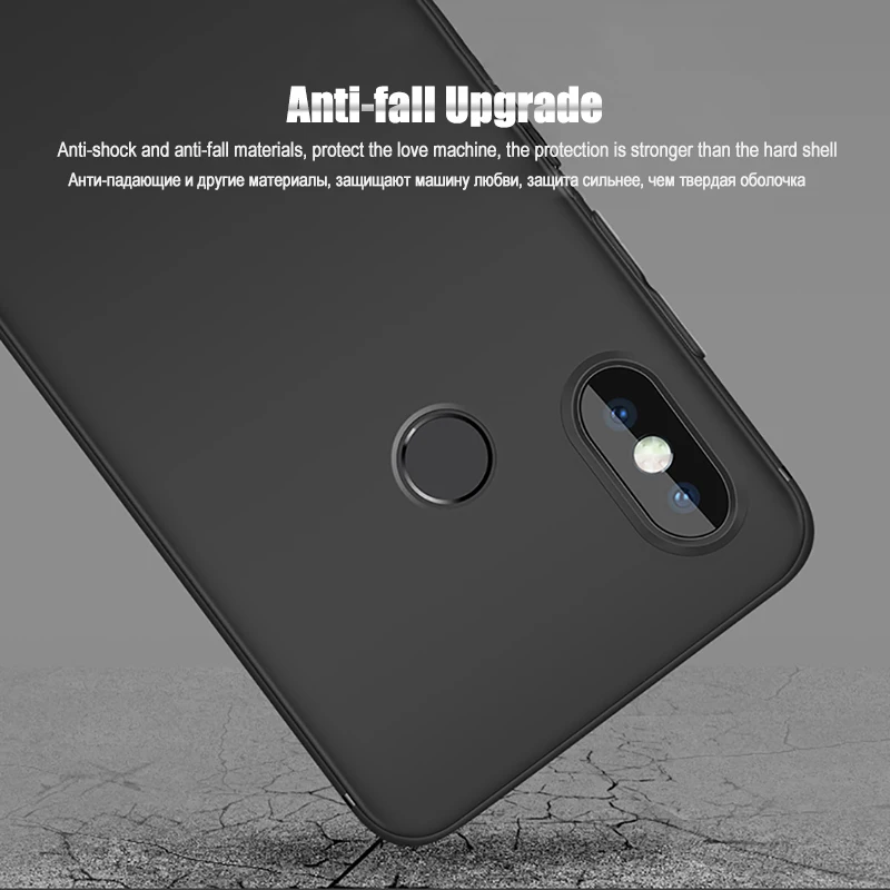 LuckGuard матовый Силиконовый мягкий чехол для телефона Xiaomi Redmi Note 2 3 4X 5 Pro 5A TPU полный