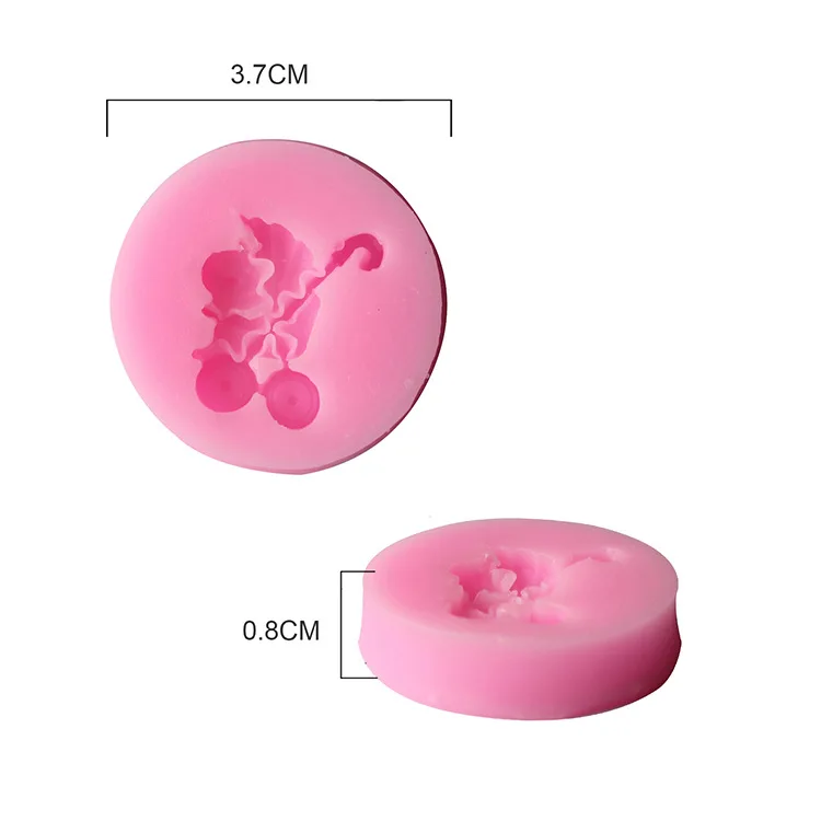 Новое поступление силиконовая 3D форма карета для детей мыла инструменты
