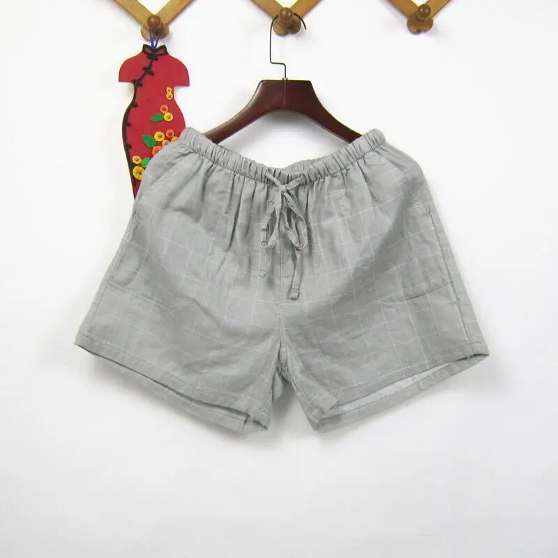 Woman 004 Various Summer Plaid Short Sleep Bottoms Women Men Sleepwear Pants Soft Home Shorts Couple Casual Pajamas Pants Beach Trousers - Цвет: Woman 004