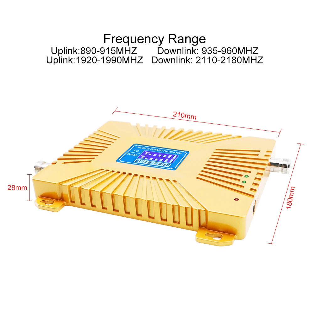 UMTS Gsm 2g 3g 4g WCDMA 2100 МГц 900 умный двухдиапазонный ретранслятор сотовый телефон