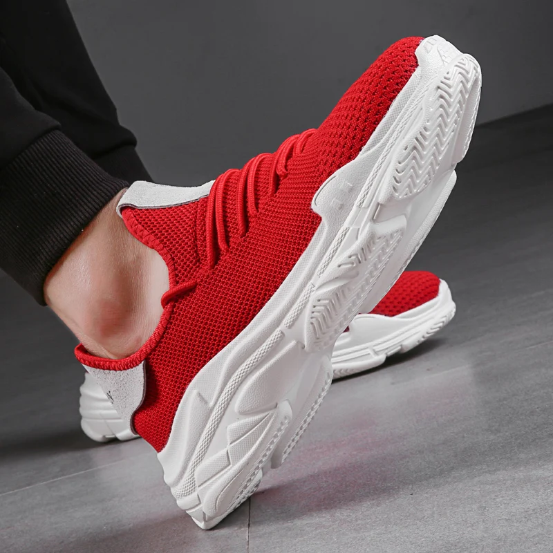 Summer mens Casual shoes sneakers Breathable mesh Shoes Light 2018 New Fahion outdoor Lightweight big size 39-46 | Обувь