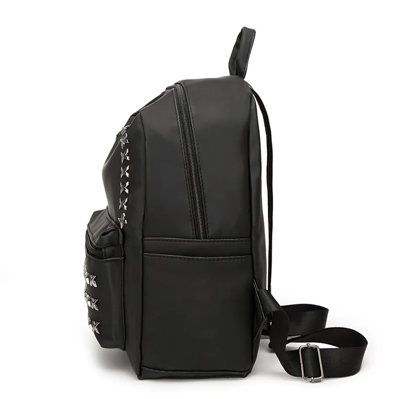 Новинка 2017 года Твердые заклепки Mochila Feminina пара подростки студент Школьные ранцы