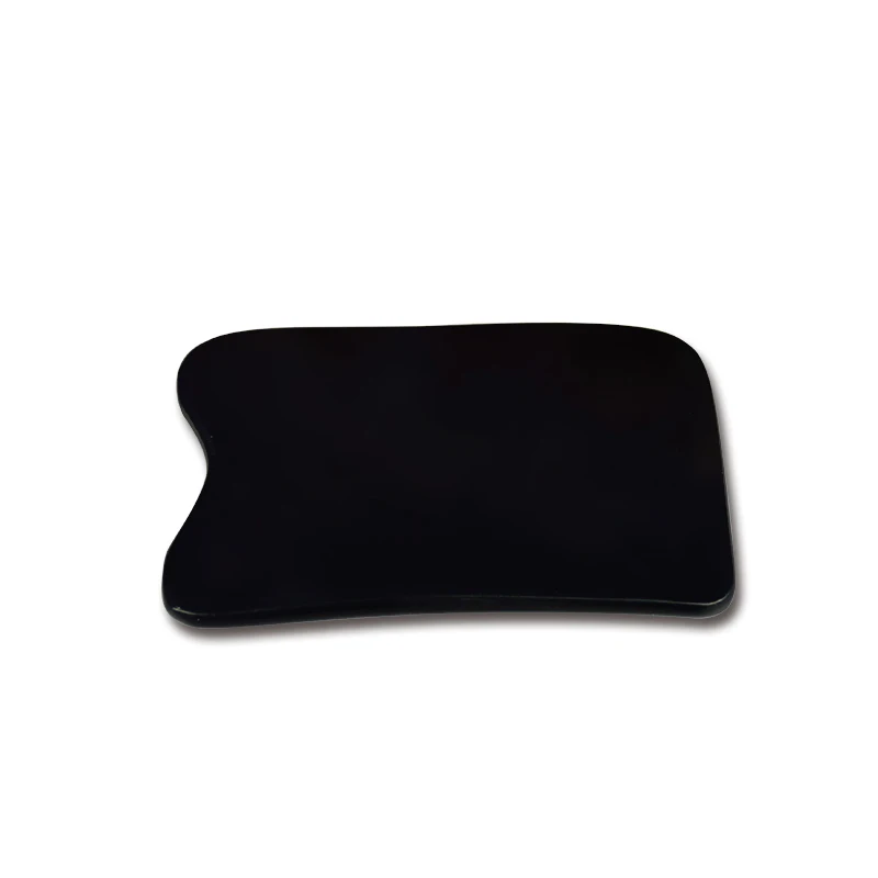 Natural Buffalo horn SPA Scraping Plate Body Massager Chinese Traditional Acupuncture Massage Face Body GuaSha Board Therapy