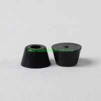 30pcs small round rubber feet 25x15mm for bumpers industrial amp case chassis