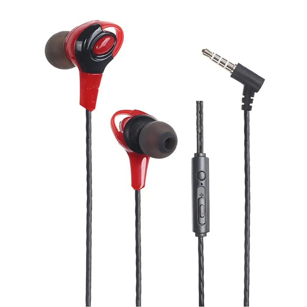 New PVC Memory Wire Earbud Stereo Sport In-Ear 115cm/45.28inch (In Ear) Only Gym Casual Double Earphones | Электроника