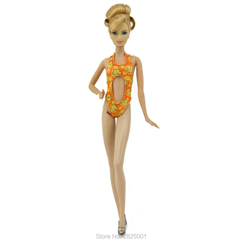 Модный Цельный купальник Специальный стиль летние бикини тапочки кукольный