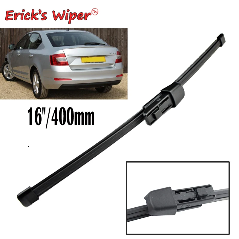 

Erick's Wiper 16" Rear Wiper Blade For Skoda Octavia Hatchback 2013 2014 2015 2016 2017 2018 Windshield Windscreen Rear Window