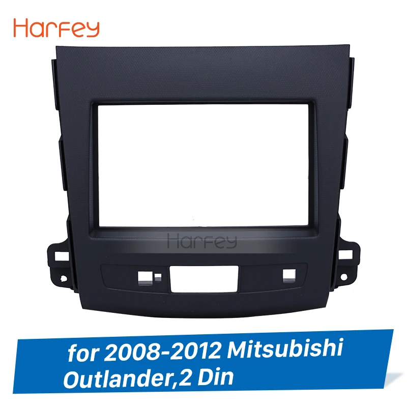 Harfey 2DIN автомобильный стерео фасции для 2008 2010 2011 2012 Mitsubishi Outlander авто интерфейс