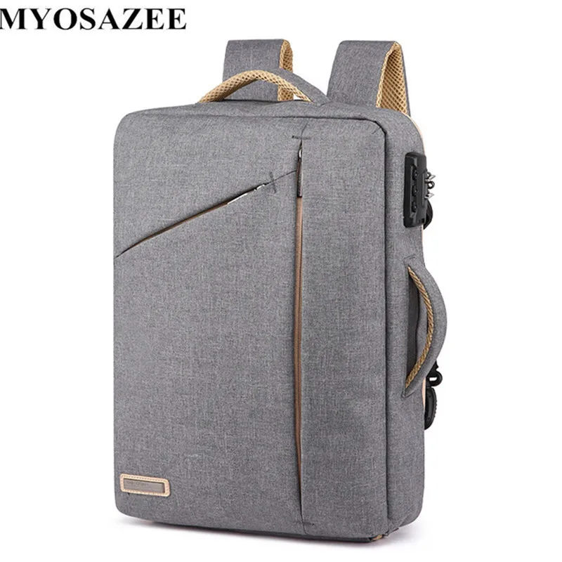 Мужской рюкзак для ноутбука с защитой от кражи водонепроницаемый повседневный