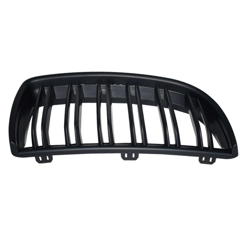 Для BMW Old 3 Series E90 2005 2007 глянцевые черные двойные планки передняя решетка гриль