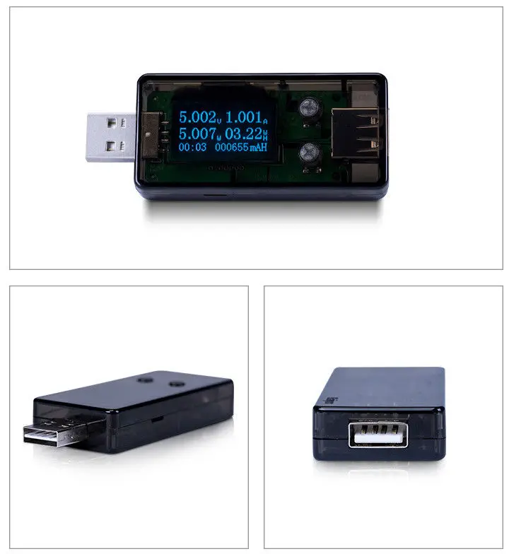 OLED тестер USB зарядное устройство Doctor Напряжение Ток Мощность измеритель мощности