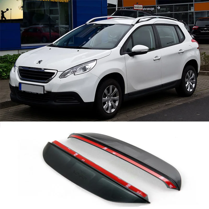 Автомобиль-Стайлинг для Peugeot 2008 Зеркало заднего вида дождь бровь отражающее