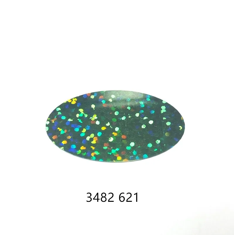 Pic color 621 12pcs 12 шт. Длина 95 метров ПЭТ блестки многих цветов Стеклярус пайетки катушки CD с 5 мм блестки для вышивки - Цвет: Pic color 621 12pcs