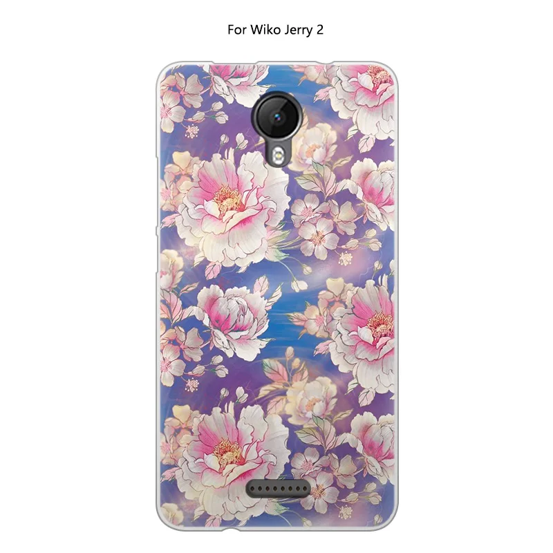 18 JURCHEN чехол для телефона с мультяшным принтом для Funda Wiko Jerry 2 Чехол, Мягкая силиконовая задняя крышка из ТПУ для Wiko Jerry 2 Jerry2 II чехол-накладка - Цвет: 18