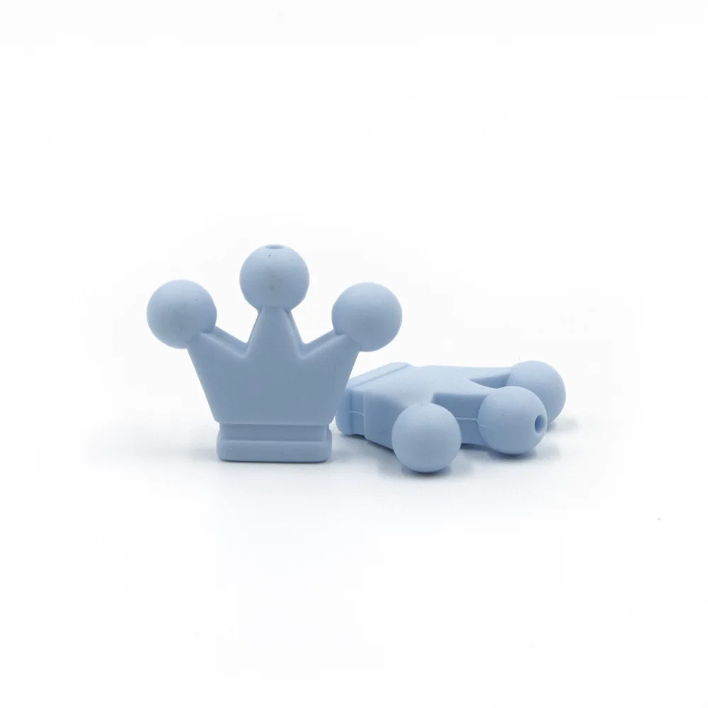 Pastel Blue 50 шт. Бабочка Перл Силиконовые Зубные бусины 3 см детский аксессуар для прорезывания зубов игрушки DIY силиконовые бусины BPA бесплатно Mordedor Silicona Beb - Цвет: Pastel Blue