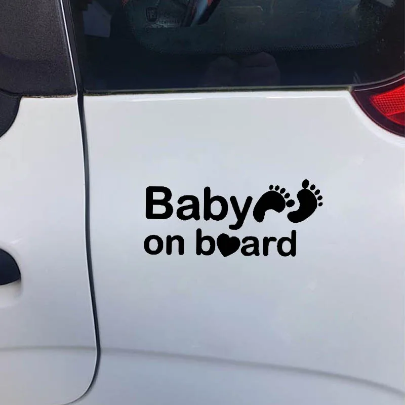 YJZT 18 см * 8 наклейка Baby On Board автомобильные наклейки виниловые индивидуальные