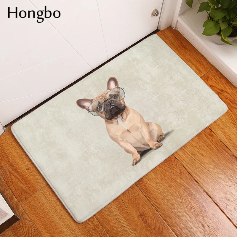 Hongbo нескользящий дверной коврик с животными милый мультяшный собака хомяк