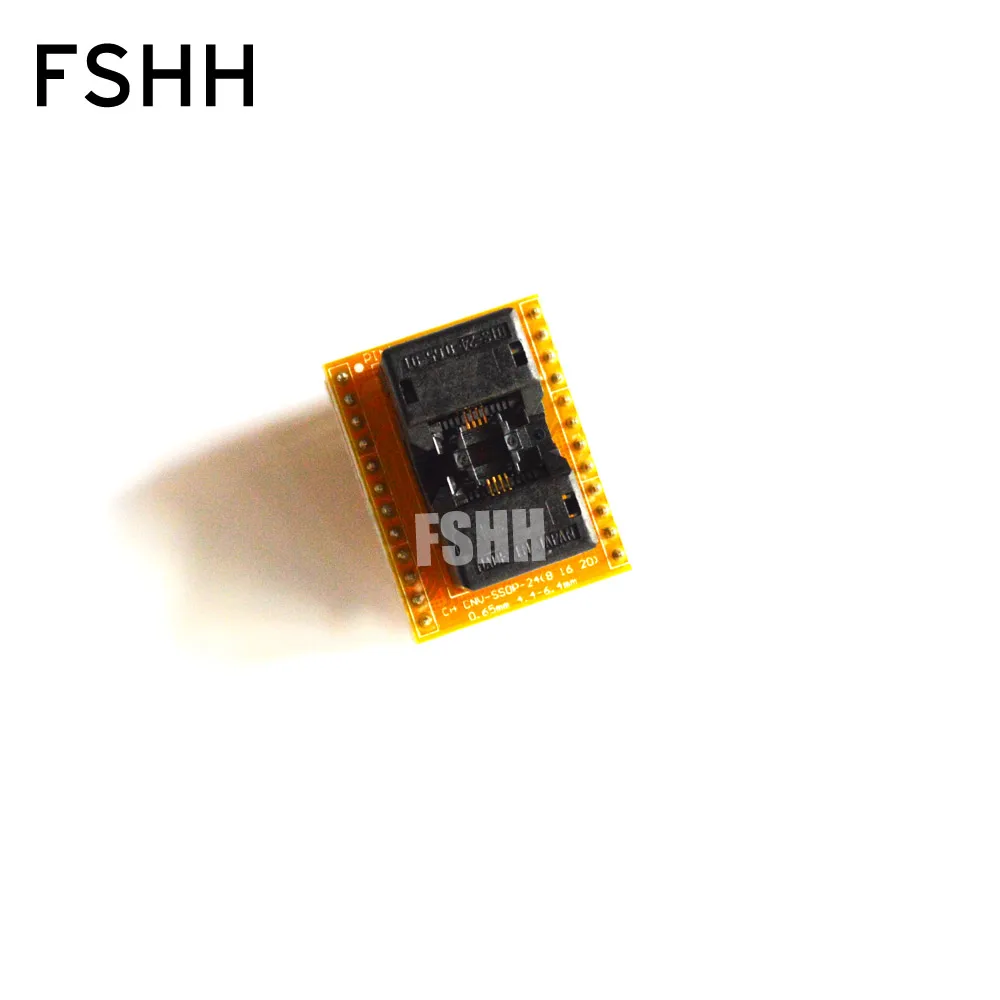 CNV-SSOP8-DIP Programmer adapter SSOP8 to DIP8 Programmer adapter TSSOP8 ic test socket Pin pitch=0.65mm width=4.4mm 6.4mm enlarge