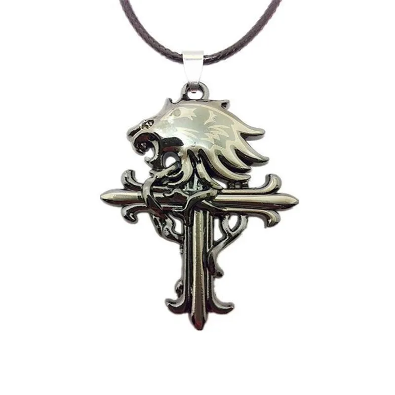 

New Lion head Pendant Necklace Men Classic Cross Necklaces Pendants Retro Copper Color for Female and Male Gifts