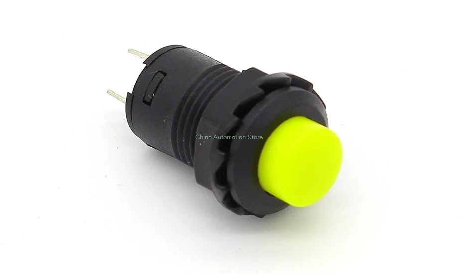 10 штук самозапирающихся кнопок DS228 12 мм Замок с удержанием OFF-ON кнопка переключения с поддержкой нажатой кнопки