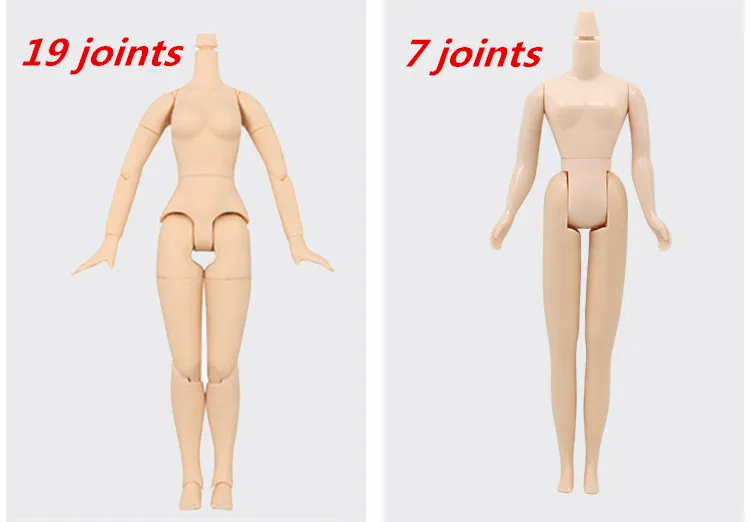 Blyth кукла 1/6 Bjd шарнир тело лысая голова кукла с глазками, кукла без одежды 30 см, 5 цветов 19 суставов руки AB, изменить Макияж DIY