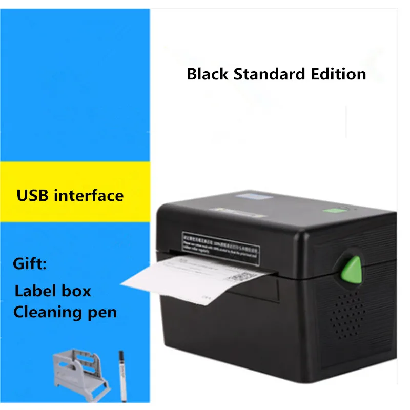USB Interface DT108 Экспресс накладной термопринтер ePacket e-waybill поверхностный стикер цена товара этикетка штрих-код мини принтер USB buetooth - Цвет: USB Interface