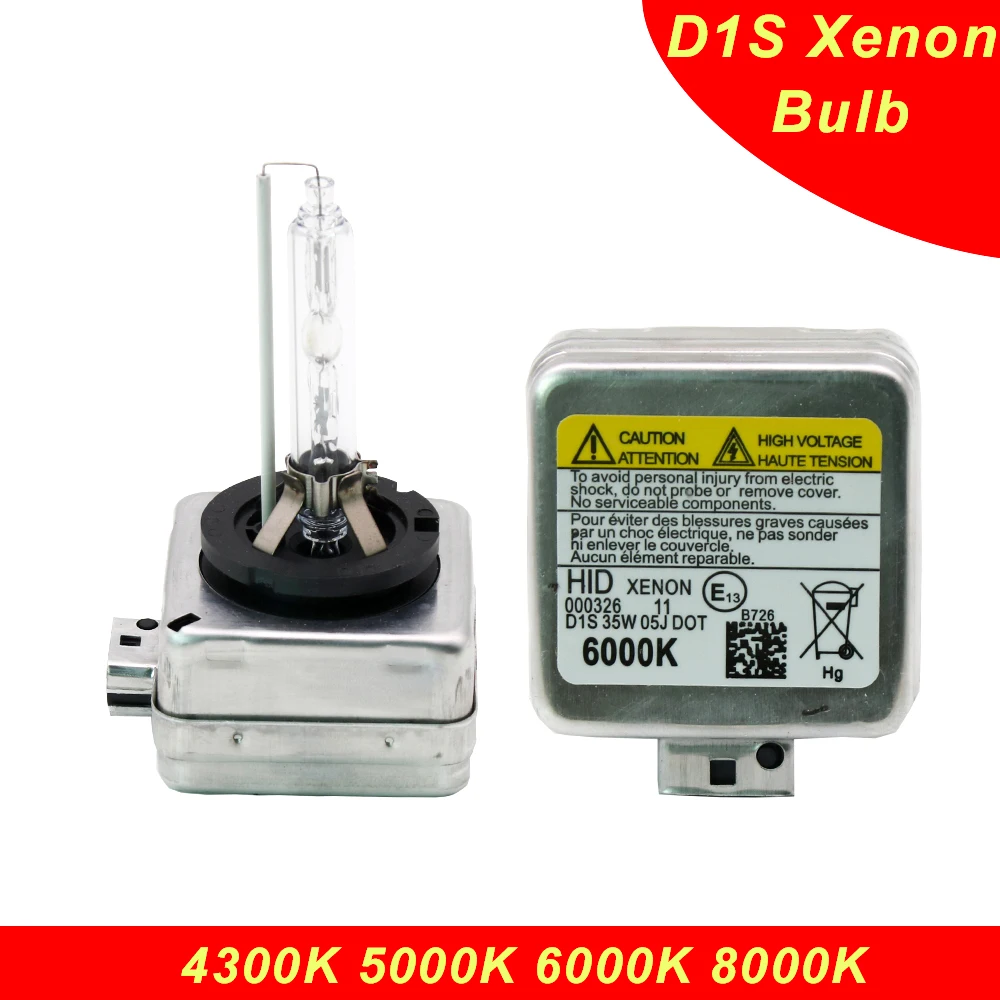 2 шт D1s D1C ксеноновые HID лампы для автомобильных фар Комплект AC 12 в 35 Вт D1S 4300 К 5000 К 6000 К 8000 К фара с металлическим кронштейном защита