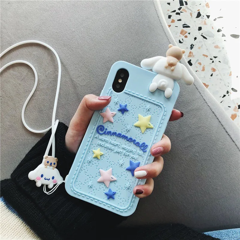 Easterm 8 чехол Роскошный дизайн коробки с шнурком силиконовый телефон для iPhone 6 S Plus 7G