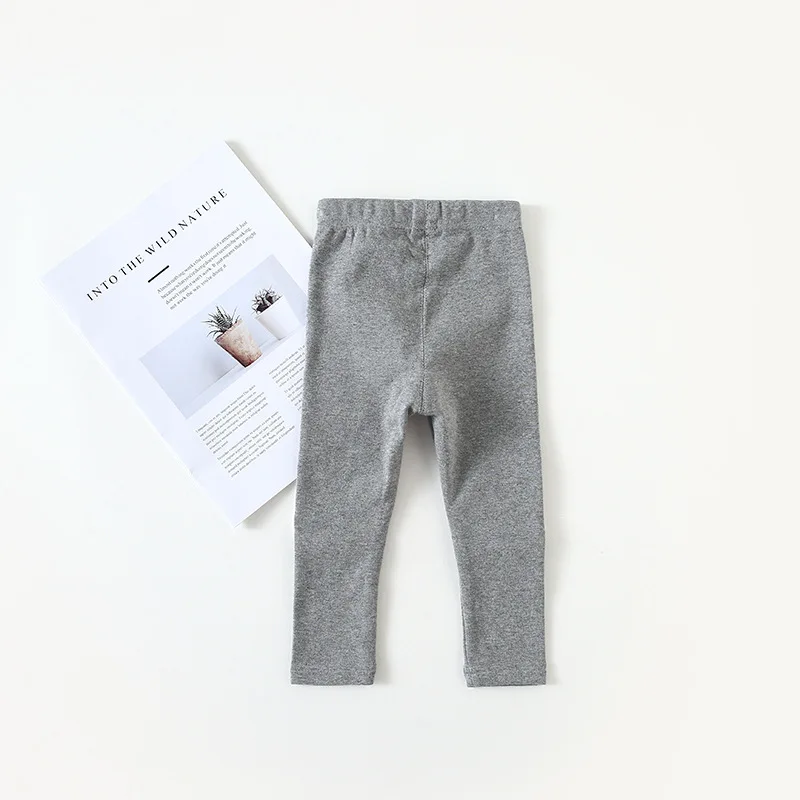 Животного с рисунком панды для маленьких девочек длинные брюки Новая мода Одежда