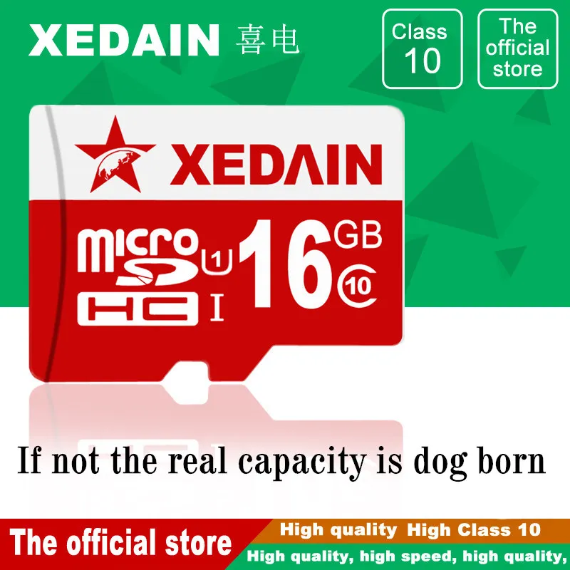 XEDAIN3 Бесплатная доставка карты памяти Micro SD microSD TF Mini Card 16 ГБ 32 64 Class 10 мобильные