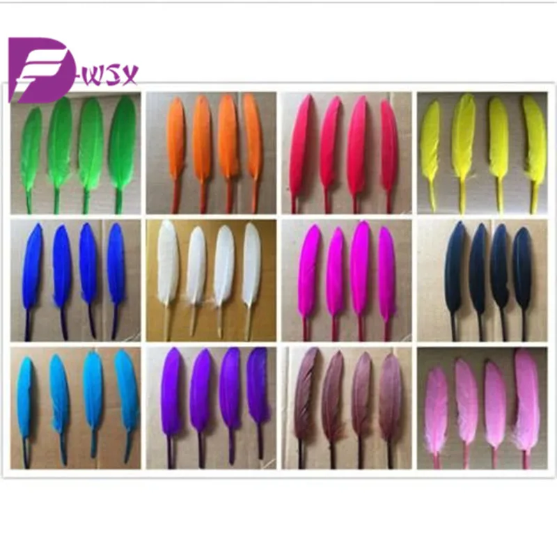 Крашение Свободные Гусиных Перьев для Центральными Свадьбу Украшения Перья