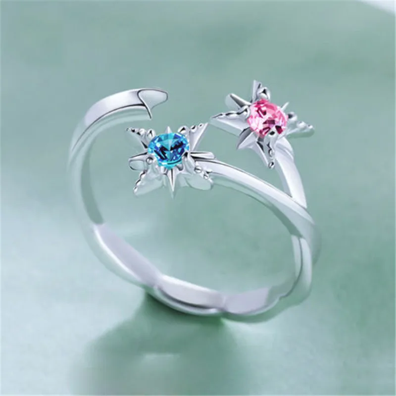 Серебряное кольцо для косплея с вашим именем ювелирные изделия кометами Kimi no Na wa