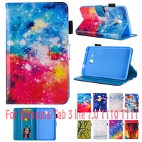 flip stand tablet case for samsung galaxy tab 3 lite 7 0 t110 t111 t115 t116 case elephant dragon music pattern coque para