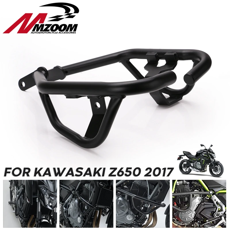 Черная защитная рама для мотоцикла Z650 Ninja650 2017 2018|Накладки и декоративные