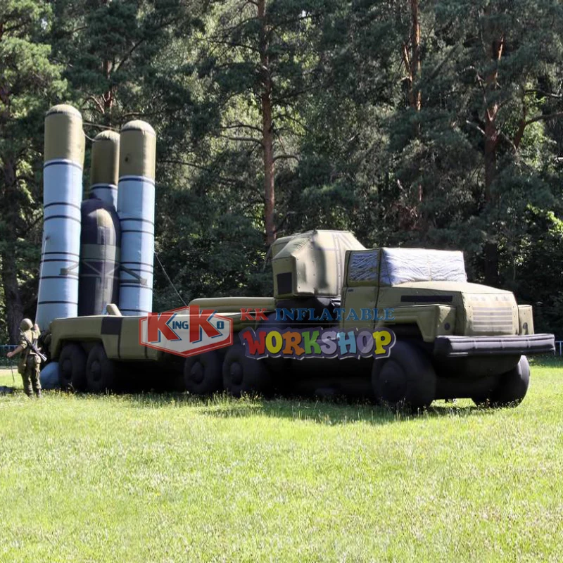 Гигантский надувной военный манок Танк надувной резервуар копия надувной модели