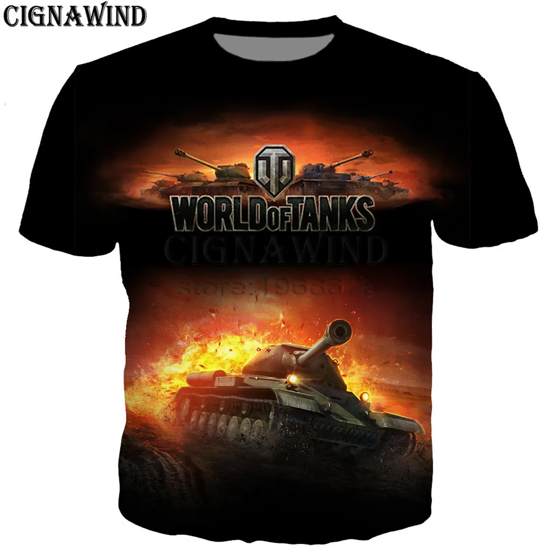 Модная крутая футболка для мужчин/женщин,, игра World Of Tanks, футболки с 3D принтом, унисекс, Harajuku стиль, футболка, уличная одежда, топы - Цвет: 01