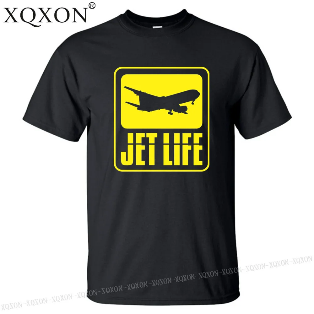 Футболка XQXON jetset с рисунком самолета путешествий отпуска летняя 100%