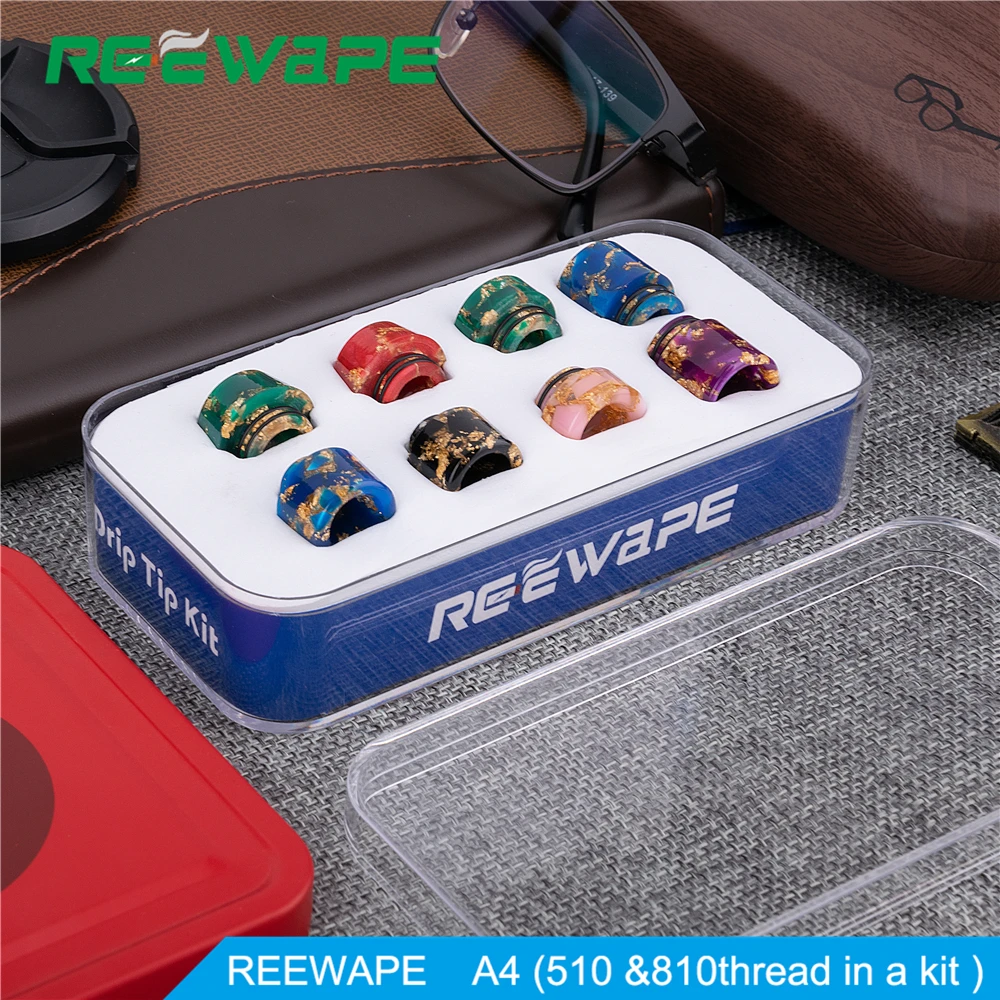 Reewape 810/510 капельный наконечник A18 змеиная Смола мундштук для TF V8 RDA zeus RTA бак