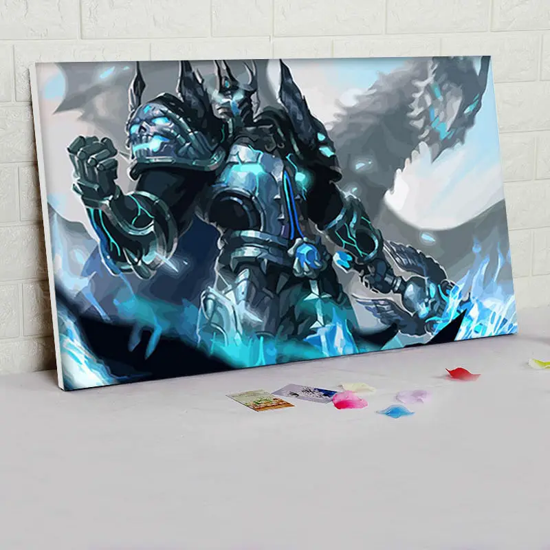 Модульная живопись Hero Glory of the king цифровая Раскраска по номерам diy Цифровая
