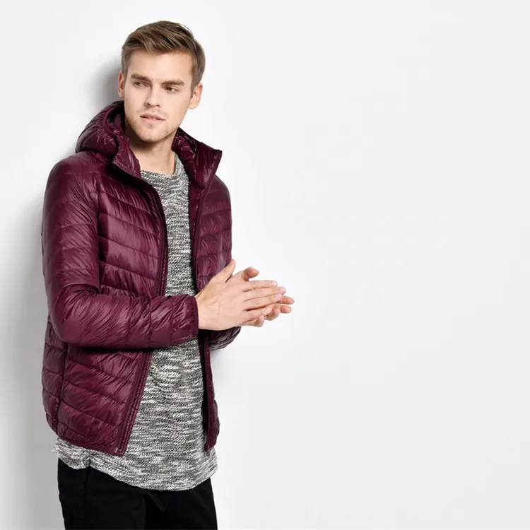 CIVICHIC для мужчин новая мода ультра светильник пуховая куртка теплая зимняя одежда