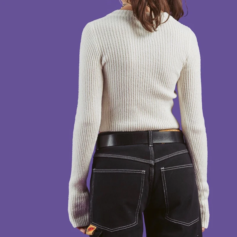 Брендовые модные базовые вязаные свитера осень 2019 облегающие Короткие пуловеры