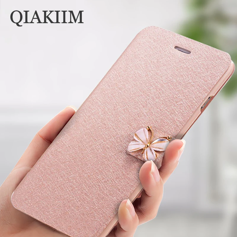 Роскошный кожаный чехол бумажник с кристаллами и бантиком бабочкой для iPhone X 8 7 6 6s