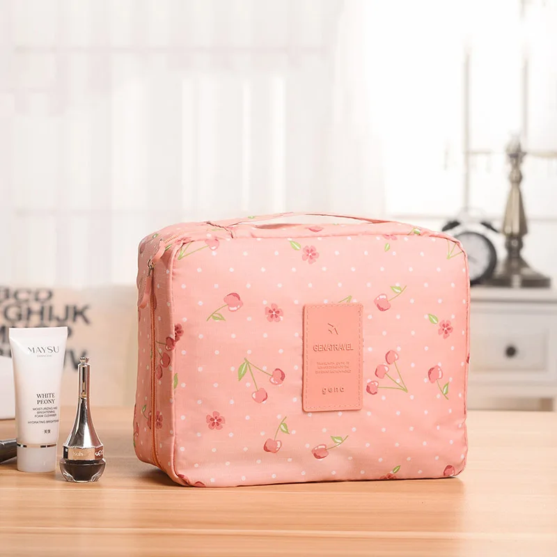 Водонепроницаемая сумка для хранения макияжа, Вместительная женская сумка-Органайзер для путешествий, косметичка для переноски, Сумка Для Хранения Туалетных принадлежностей, чехол, Оксфорд