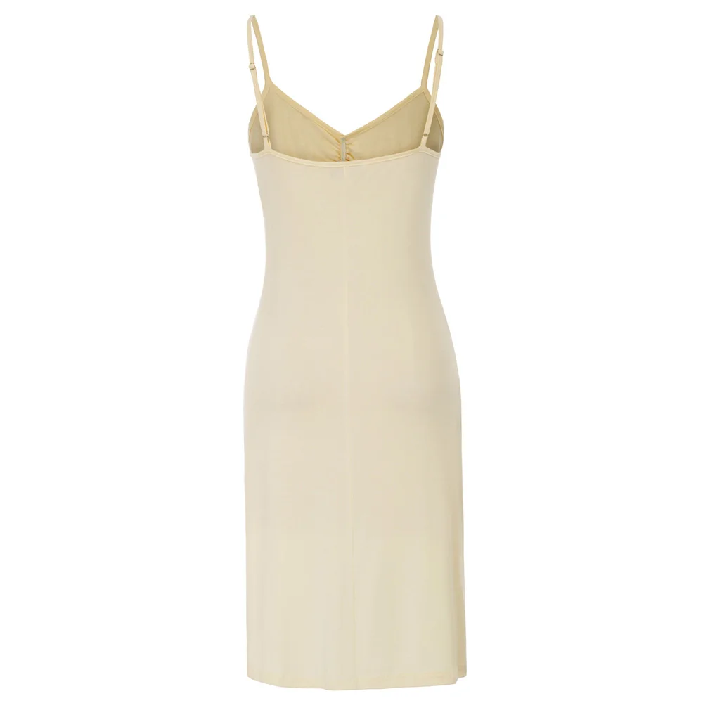 Женское платье с тонкими бретельками полный Топ без бретелей подкладкой |