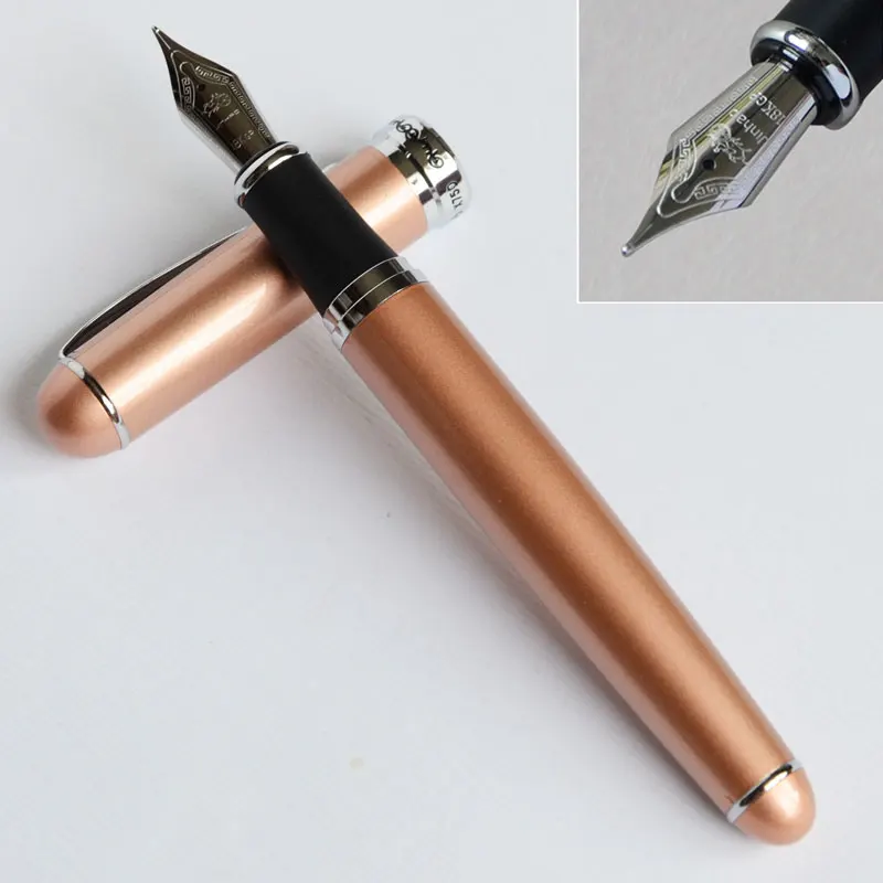 pen as picture show Благородный JINHAO X750 Королевский синий мрамор и серебро 0,7 мм перо с широким основанием авторучка черная пудра белый розовый серый 15 цветов для CHOOSE750 - Цвет: pen as picture show