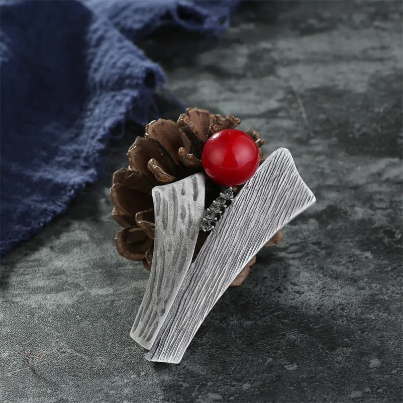 Адольф ювелирные изделия Винтажные бусины неправильной формы брошь для