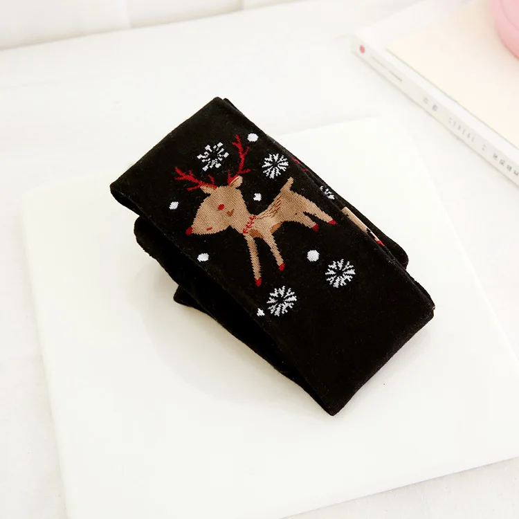 New Girls Tights Children's Autumn Winter Leg Warmers Cotton Pantyhose Kids Girl Knee High Socks Child Stockings For Girls - Цвет: Черный