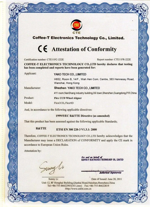 

YAKO FlexCCD CCD Wheel Aligner Kit -1